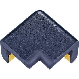 SHG, SHG Knuffi® Schutzecke Typ H, 2D, VE 4 Stk schwarz, Schutzecke für Knuffi Eckschutzprofil Typ H, L 42 x B 22 mm, selbstklebend, PU-Schaum, 2-schenkelig, schwarz