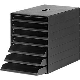 Durable, DURABLE Schubladenbox HxBxT 322 x 250 x 365 mm schwarz, DURABLE Schubladenbox, mit Staubschutz, schwarz