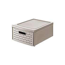 Rotho, Rotho Schubladenbox COUNTRY Klein, Rotho Schubladenbox Country Klein Beige