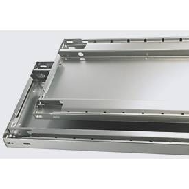 Schulte Lagertechnik, Schulte Lagertechnik Fachbodenregal-Stecksystem MULTIplus 250, Anbauregal, Längenriegel, 2500x1000x800 mm, 6 Böden, lichtgrau, Schulte Lagertechnik Fachbodenregal-Stecksystem MULTIplus 250, Anbauregal, Längenriegel, 2500x1000x800 mm, 6 Böden, lichtgrau