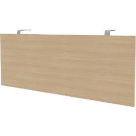 undefined, Sichtschutzblende ARLON-OFFICE, passend für Schreibtische Arlon Office Breite 1200 mm ,Eiche-Dekor