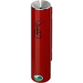 VAR, VAR® Sicherheitsascher, selbstlöschend, Wand- oder Rohrbefestigung, feuerrot, VAR® Sicherheitsascher, selbstlöschend, Wand- oder Rohrbefestigung, feuerrot