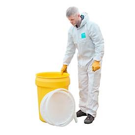 undefined, PE-Sicherheitsfass mit UN-Codierung mit Spannringdeckel Volumen 114 l, Sicherheitsfass aus HDPE, UN-Zulassung, mit Schnappdeckelverschluss, 114 l