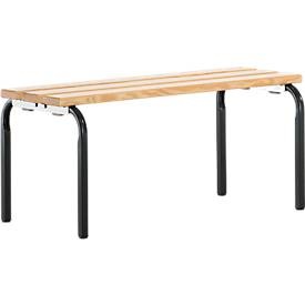 Sypro Wolf, Garderobenbank, stapelbar, Sitzbank, stapelbar, anthrazit, L 1015 mm