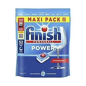 Finish, Spülmaschinen-Geschirrreiniger finish Power Fresh, Maxipack mit 52 Powerball-Tabs, Spülmaschinen-Geschirrreiniger finish Power Fresh, Maxipack mit 52 Powerball-Tabs