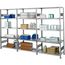 SSI Schäfer, SSI Schäfer Archivregal, Grundfeld, 5 Böden, B 750 x T 600 mm, lackiert, SSI Schäfer Archivregal, Grundfeld, 5 Böden, B 750 x T 600 mm, lackiert