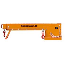 bauer, Teleskoplader KTH 5,0, 250 kg, orange lackiert, Teleskoplader Modell 1, Reichweite bis 3.690 mm, TK bis 5.000 kg, gelborange
