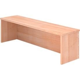 undefined, Thekenaufsatz ULM, B 1200 x T 320 x H 350 mm, Nussbaum-Dekor, Thekenaufsatz ULM, B 1200 x T 320 x H 350 mm, Nussbaum-Dekor