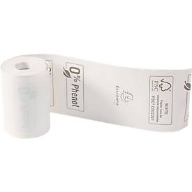 Exacompta, Exacompta Thermo-Papierrolle 57 x 40 x 12 mm, 18 m, 20 Stück, Exacompta Thermo-Papierrolle 57 x 40 x 12 mm, 18 m, 20 Stück