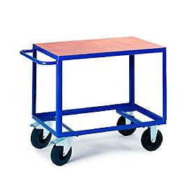 undefined, JUN 17 Tischwagen Stahl Traglast (max.): 500 kg, Tischwagen 1 Ladefläche, 1000 x 700 mm, Tragkraft 500 kg, für Produktion und Werkstatt