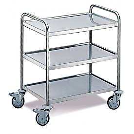 Rollcart Transportsysteme, Tischwagen 3 Etagen, groß, 1000 x 600 mm, Tischwagen 3 Etagen, groß, 1000 x 600 mm