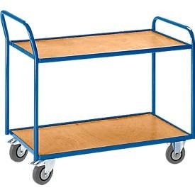 undefined, AUG 26 Tischwagen Stahl Traglast (max.): 250 kg, Tischwagen, gekröpfter Schiebebügel, 2 Etagen