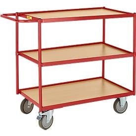 Schäfer Shop, Tischwagen mit 3 Etagen, 790 x 490 mm, Tischwagen mit 3 Etagen, 790 x 490 mm