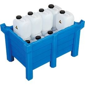 asecos, Transport - und Stapelbehälter asecos, geschlossen, 90 l, Transport - und Stapelbehälter asecos, geschlossen, 90 l