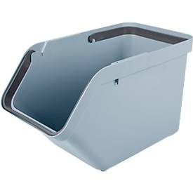 Sunware, Sorting Unit 30L hellblau, Transportbox Sunware® Sigma Home, Volumen 30 l, klappbare Handgriffe, L 493 x B 270 x H 298 mm, Recycling-Polypropylen, blau