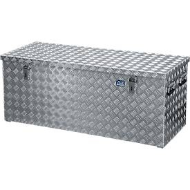 undefined, Alu-Transportkiste Riffelblech mit Gasdruckdämpfer Inhalt 312 l, Transportkiste, Aluminium-Riffelblech mit Gasdruckdämpfer, 312 l