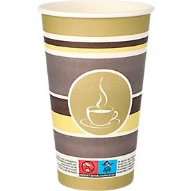 PAPSTAR, Trinkbecher Papstar To Go, Einweg, 0,4 l, Ø 90 x H 139 mm, FSC®-zertifiziert, Pappe, olivgrün, 50 Stück, Trinkbecher Papstar To Go, Einweg, 0,4 l, Ø 90 x H 139 mm, FSC®-zertifiziert, Pappe, olivgrün, 50 Stück