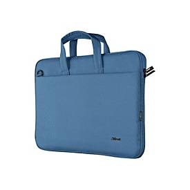 undefined, Trust Bologna Notebooktasche 40,6 cm (16 Zoll) Aktenkoffer Blau, Trust Notebooktasche Bologna Eco 16 