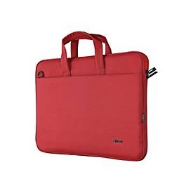 undefined, Trust Bologna Notebooktasche 40,6 cm (16 Zoll) Aktenkoffer Rot, Trust Laptoptasche »Bologna Eco 16«