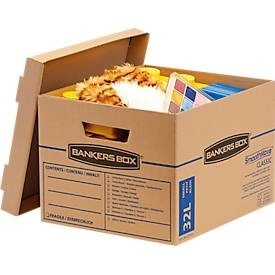 SmoothMove, Umzugsbox SmoothMove, 2-lagige Wellenpappe, abnehmbarer Deckel, Beschriftungsfeld, H 260 x B 325 x T 375 mm, 32 L, 10 Stück, Umzugsbox SmoothMove, 2-lagige Wellenpappe, abnehmbarer Deckel, Beschriftungsfeld, H 260 x B 325 x T 375 mm, 32 L, 10 Stück