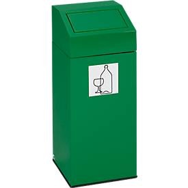 VAR, VAR® Wertstoffsammler, 47 Liter, selbstschliessend, smaragdgrün