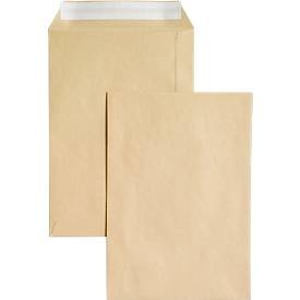 Eurokuvert, Versandtaschen, ohne Fenster, haftklebend, 90 g/m², DIN C5, 500 Stück, natronbraun, Versandtaschen, ohne Fenster, haftklebend, 90 g/m², DIN C5, 500 Stück, natronbraun
