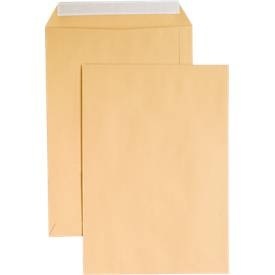 Eurokuvert, Versandtaschen, ohne Fenster, haftklebend, 110 g/m², DIN C4, 250 Stück, natronbraun, Versandtaschen, ohne Fenster, haftklebend, 110 g/m², DIN C4, 250 Stück, natronbraun