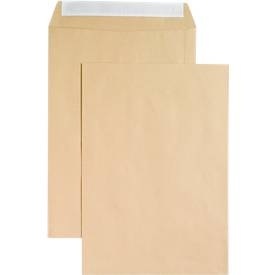 Eurokuvert, Versandtaschen, ohne Fenster, haftklebend, 120 g/m², DIN B4, 250 Stück, natronbraun, Versandtaschen, ohne Fenster, haftklebend, 120 g/m², DIN B4, 250 Stück, natronbraun