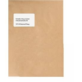 undefined, Versandtaschen C5, natronbraun, mit Fenster, 1000 Stück, Versandtaschen C5, natronbraun, mit Fenster, 1000 Stück