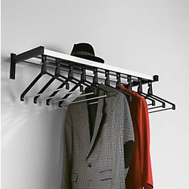 undefined, Wandgarderobe, 10 Kleiderbügel, Hutablage, Wandgarderobe, 10 Kleiderbügel, Hutablage
