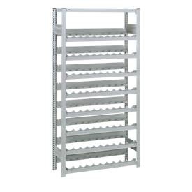 undefined, Weinflaschenregal, Anbaufeld, Stecksystem, 7 Einsätze, H 1750 x B 1000 x T 300 mm, Weinflaschenregal, Anbaufeld, Stecksystem, 7 Einsätze, H 1750 x B 1000 x T 300 mm