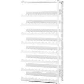 undefined, Weinflaschenregal, Anbaufeld, Stecksystem, 8 Einsätze, H 2000 x B 1000 x T 300 mm, Weinflaschenregal, Anbaufeld, Stecksystem, 8 Einsätze, H 2000 x B 1000 x T 300 mm