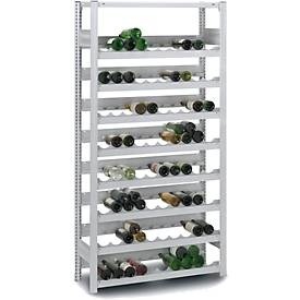 undefined, Weinflaschenregal, Grundfeld, Stecksystem, 7 Einsätze, 1750 x 1000 x 300 mm, Weinflaschenregal, Grundfeld, Stecksystem, 7 Einsätze, 1750 x 1000 x 300 mm