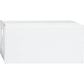 undefined, Weisse Wellpapp-Faltkartons, 1-wellig, 300 x 215 x 140 mm, Weisse Wellpapp-Faltkartons, 1-wellig, 300 x 215 x 140 mm