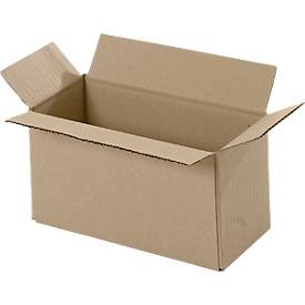undefined, Wellpapp-Faltkartons, 1-wellig, 200 x 100 x 100 mm, braun, Wellpapp-Faltkartons, 1-wellig, 200 x 100 x 100 mm, braun