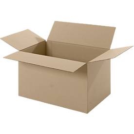 undefined, Wellpapp-Faltkartons, 1-wellig, 350 x 250 x 200 mm, braun, Wellpapp-Faltkartons, 1-wellig, 350 x 250 x 200 mm, braun