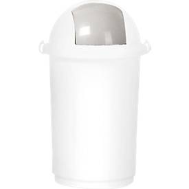 VAR, VAR® Abfallsammler 50 Liter, mit Einwurfklappe, weiss