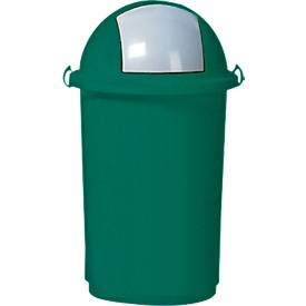 VAR, VAR® Abfallsammler 50 Liter, mit Einwurfklappe, grün