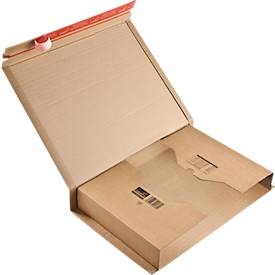 Colompac, Colompac Versandkarton CP020.18 Wellpappe DIN A3 Braun, Wickelverpackung, Wellpappe, braun, B 510 x T 330 x H 85 mm, m. Selbstklebeverschluss, 20 Stück