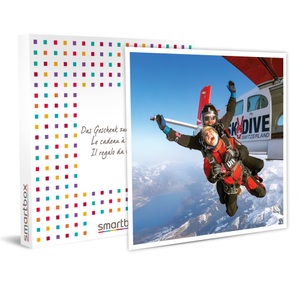 SMARTBOX, Adrenalinreicher Tandem-Fallschirmsprung mit 45 Sekunden freiem Fall und 5 Min. Schirmflug mit Einweisung, Adrenalinreicher Tandem-Fallschirmsprung mit 45 Sekunden freiem Fall und 5 Min. Schirmflug mit Einweisung