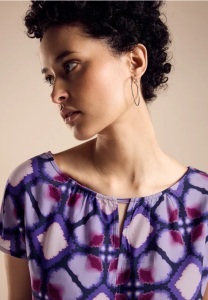 Print Materialmix T-Shirt