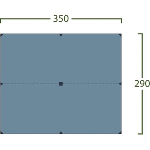 Helsport, Helsport Bitihorn Superlight Tarp 3,5x2,9m blue 2020 Sonnensegel & Tarps