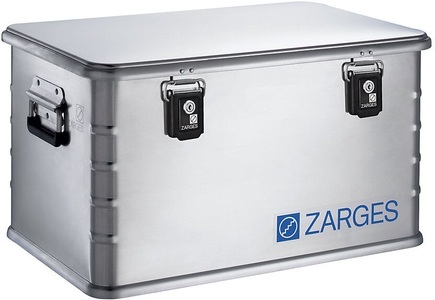 Zarges, ZARGES Alu-Kombi-Box Mini Plus, Inhalt 60 l Außen-LxBxH 600 x 400 x 330 mm, Gewicht 4,5 kg, ZARGES Eurobox, mit Klappverschluss, LxBxH 600 x 400 x 330 mm, 60 Liter