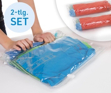 undefined, AIRZIP Vacuum Bag Roll (Ideal auf Reisen), AIRZIP Vacuum Bag Roll Vakuum-Kleiderbeutel 2er-Set