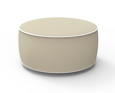 undefined, Sitzhocker gestreift, beige (), Dameco Hocker 53 x 23 cm, Nature