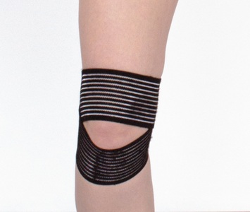 Hydas, HYDAS® Antirutsch Kniebandage, Hydas Kniebandage »- Multifunktionsgelenkbandage mit Anti-Rutsch Beschichtung«, mit stufenlos haftendem Klettverschluss