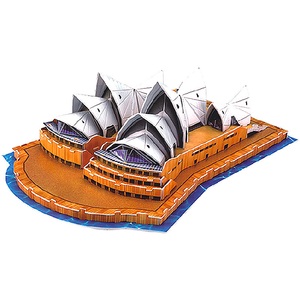 Playtastic, Playtastic Faszinierendes 3D-Puzzle "Opera House" in Sydney, 58 Puzzle-Teile, Faszinierendes 3D-Puzzle 