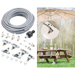 Royal Gardineer, Royal Gardineer Wasser-Zerstäuber-Set, 10-Meter-Schlauch und 6 bewegliche Metalldüsen, Wasser-Zerstäuber-Set mit 10-m-Schlauch und 6 bewegliche Metalldüsen