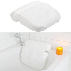 BadeStern, BadeStern Badewannen-Kissen mit Mesh-Oberfläche und Saugnäpfen, 37 x 36 x 9 cm, Badewannen-Kissen mit Mesh-Oberfläche und Saugnäpfen, 37 x 36 x 9 cm