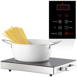 Rosenstein & Söhne, Rosenstein & Söhne Glaskeramik-Kochfeld, Infrarot-Wärme, Touch-Bedienfeld, 2.000 W, 20 cm, Glaskeramik-Kochfeld, Infrarot-Wärme, Touch-Bedienfeld, 2.000 W, 20 cm